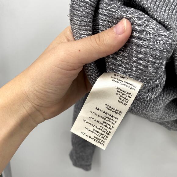 Free people Gray Ribbed Casual Sweater - Picture 4 of 6